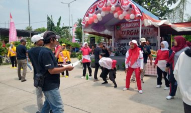Kelurahan Sukamulya Tangerang Gelar Jalan Sehat Dan Di Sambut Masyarakat Sangat Antusias
