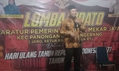 Menyambut HUT RI Ke 77 Pemdes Mekar Jaya Gelar Lomba Pidato