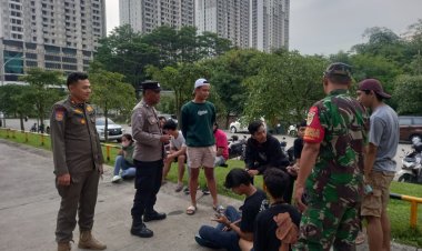 Giat Sinergitas TNI dan Polri Ajak Warga Jaga Kamtibmas dan Cegah TPPO Diwilayah Hukum Polsek Babakan Madang