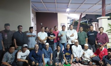 Muhamad Ridwan Caleg DPRD Provinsi Dapil Kabupaten Bogor Hadir di Kediaman Ketua RW 014 Perumahan Cileungsi