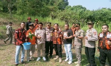 Ormas Pemuda Pancasila menghadiri Polri Lestarikan Negeri Tanam Seribu Pohon
