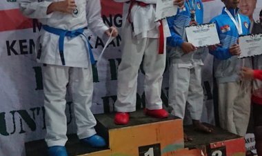 Dandim kabupaten Bogor membuka karate Champions II secara terbuka