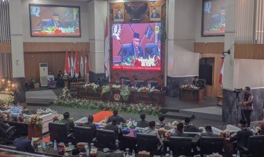 Rapat Paripurna, DPRD Kabupaten Bogor Dengarkan Pidato Presiden