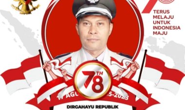 Ucapan selamat menyambut HUT RI ke 78 kades gunung geulis ( Haerudi ) kecamatan Sukaraja kabupaten Bogor