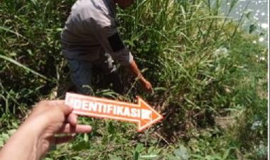 Pihak Kepolisian Gelar Olah TKP di Temukannya Jasad Bayi Tanpa Identitas di Pinggiran Sungai Ciliwung
