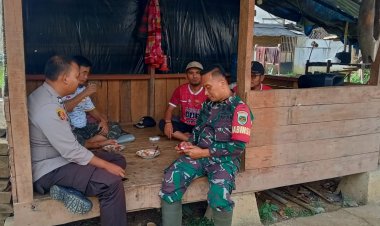 Ciptakan Sinergi Bhabinkamtibmas dan Bhabinsa Wilayah Hukum Polsek Nanggung Giat Sambang Warga Desa