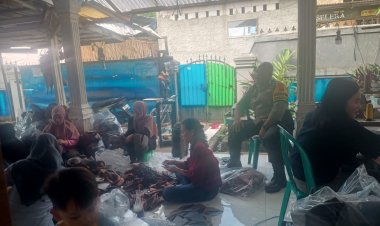 Bhabinkamtibmas Polsek Babakan Madang Polres Bogor Sambang Warga dan silaturahmi dengan warga sampaikan pesan kamtibmas