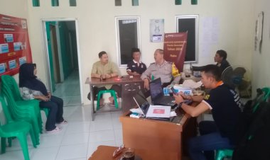 Giat Bhabinkamtibmas Wilayah Hukum Ciampe Laksanakan Anjangsana kamtibmas dengan Kepala Dusun ( Kadus ) dan ketua Rw/Rt Desa Bojongrangkas