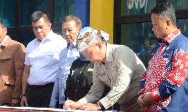 Pemkab Bogor Tandatangani Komitmen Bersama Layanan Transportasi Terintegrasi