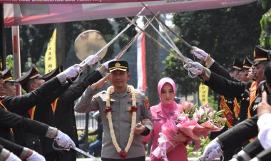 Kapolres Bogor Resmi Alami Pergantian, Usai Upacara Serah Terima Jabatan di Gelar Polres Bogor