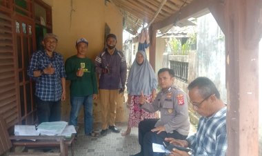 Bhabinkamtibmas Desa Setu Wilayah Polsek Jasinga Lakukan Dialogis dan Pengecekan Situasi Kamtibmas