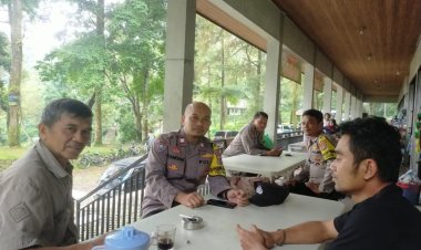 Bhabinkamtibmas Polsek Tamansari Polres Bogor Lakukan Sambang Serta Pengecekan dan Pengawasan Tempat Wisata