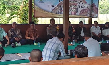 Kegiatan Kemasyarakatan Kapolsek Jasinga Bersama Danramil Sinergi Bersama - sama Masyarakat Dalam Menjaga Kamtibmas
