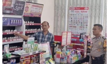 Polsek Cijeruk Polres Bogor Selidiki Aksi Pencurian Yang Terjadi di Sebuah Minimarkat