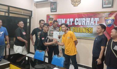 POLSEK CILEUNGSI TINDAK LANJUTTI TERKAIT SALING LAPOR RIBUT DI WARUNG ANGKRINGAN BERAKHIR DAMAI
