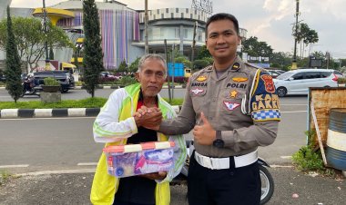 BHAKTI SOSIAL DI GELAR SAT LANTAS POLRES BOGOR DALAM RANGKA HARI BHAYANGKARA KE 77 TAHUN 2023