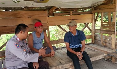 LAKUKAN MAPPING WILAYAH TERKAIT TPPO BHABINKAMTIBMAS BERI HIMBAUAN MASYARAKAT DI WILAYAHNYA