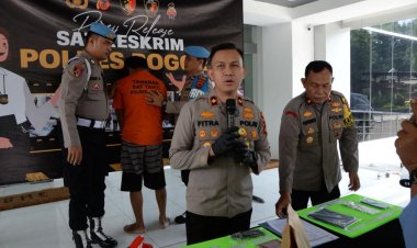 Pihak Kepolisian Polsek CRS Polres Bogor, Ungkap Pelaku Penadah Kendaraan Hasil Curian
