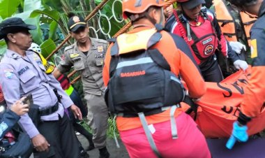Seorang Anak Yang Hanyut di Sungai Ciliwung Bogor Berhasil di Temukan