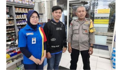Kepolisian Dalami Aksi Pencurian Dengan Modus Tukar Helm di Sebuah Minimarkat
