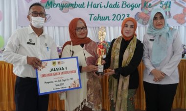 Melalui Lomba Olahan Pangan Non Beras, TP-PKK Kabupaten Bogor dan TP-PKK Kecamatan Sukaraja Gaungkan Pentingnya Pangan Non Beras Untuk Kesehatan