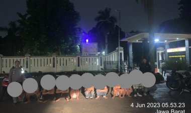 SAT SAMAPTA POLRES BOGOR POLDA JABAR BERHASIL MENGAMANKAN TAWURAN REMAJA DAN GANGSTAR