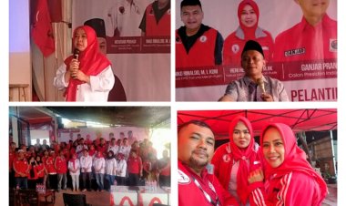 Ketua DPC PDIP Kabupaten Bogor Lantik Pengurus TMP DPC Kabupaten Bogor
