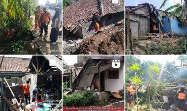 Pergeseran Tanah di Bojong Koneng Rusak Puluhan Rumah