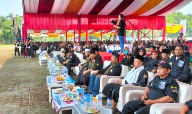 Apel Pengamanan Pelantikan Pengurus DPC BPPKB. Kab Bogor dan Pelantikan KSB se Kabupaten Bogor serta santunan Yatim Piatu sebanyak 1000 orang