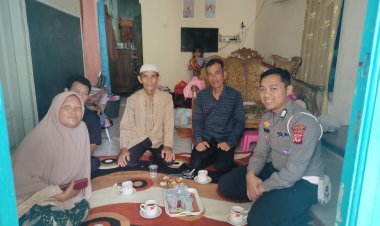 Personil Polisi RW Polres Bogor Lakukan Sambang Kepada Warga, Sampaikan Pesan Kamtibmas