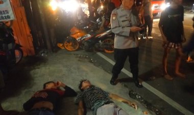 Laka Lantas Libatkan 1 Unit Pick up dan 3 Unit Motor di Sukaraja Kabupaten Bogor