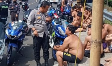 PIHAK KEPOLISIAN TINDAK LANJUT VIDEO VIRAL ROMBONGAN KOMUNITAS REMAJA BERKENDARA RODA 2 ORIENTASI DI JALUR WISATA PUNCAK KABUPATEN BOGOR