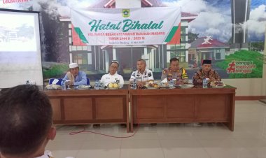 Halal Bihalal Keluarga Besar Kecamatan Babakan Madang dan Pisah Sambut Kapolsek Babakan Madang