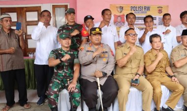 Polres Bogor Launching Polisi RW, Yang Miliki Peran Tingkatkan Keamanan Lingkungan
