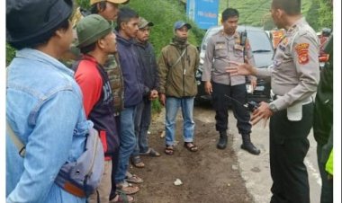 Polres Bogor Gelar Penertiban Parkir Liar di Kawasan Puncak Bogor