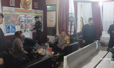 Dalam Rangka Ops Ketupat Lodaya 2023, Sat Samapta Polres Bogor melaksanakan Patroli Malam