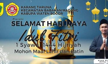 Karang taruna kecamatan Babakan Madang mengucap kan