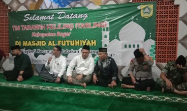 Polsek Babakan Madang Polres Bogor Polda Jabar Bersama Forkopimcam Kec. Babakan Madang Gelar Ramadhan Keliling Di Desa Cijayanti