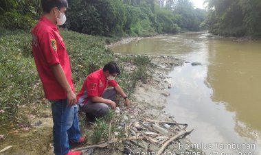 Di duga Akibat Tercemar Ratusan Ikan di Aliran Sungai Cileungsi Mati, Pihak Kepolisan Lakukan Penyelidikan