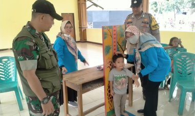 Bhabinkamtibmas Polsek Citereup Polres Bogor, Lakukan Monitoring Kegiatan Imunusasi Warganya