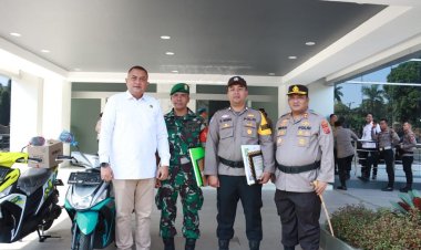 Kapolres Bogor Berikan Penghargaan Kepada Personil Polres Bogor dan TNI Yang Bresprestasi