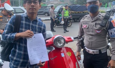 Sat Lantas Polres Bogor Lakukan Penindakan Terhadap Pengguna Knalpot Brong