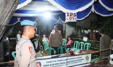 Jaga Kondusifitas Jelang Pilkades Serentak, Polres Bogor Gelar Patroli Gabungan