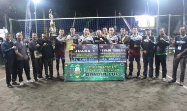 New Joker Tulung Juarai Bola Volly Plastik Dandim 0723 Klaten Cub I