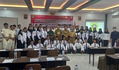 Kodim 0621/Kab.Bogor Laksanakan Pembinaan Bela Negara Bagi Generasi Muda TA.2022