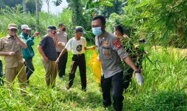 Kapolsek Jonggol evakuasi temu mayat di sungai