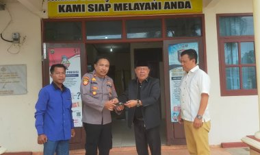 Terima Serahan Senjata Api Rakitan Dari Masyarakat, Polsek Lambu Kibang Ucapkan Terima Kasih