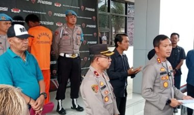 Pelaku pemerasan Terhadap Pedagang di Pasar Rengasdengklok Berhasil diringkus Polisi