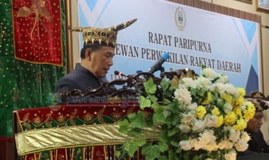 DPRD Pesibar Gelar Rapat Paripurna Dalam Rangka Ulang Tahun  Ke-10 Tahun 2023