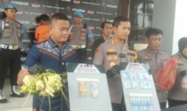 PENGEDAR  UANG PALSU (UPAL)  DI AMANKAN POLRES KARAWANG
